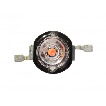 Сверхъяркий светодиод LED 1W Red with lens